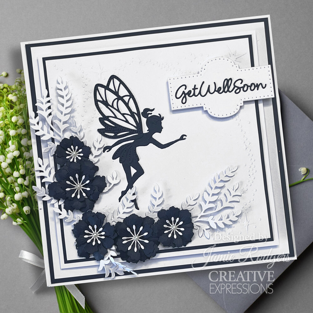 Creative Expressions Jamie Rodgers Craft Die Fairy Wishes Get Well Soon (CEDJR105) (OUTLET)