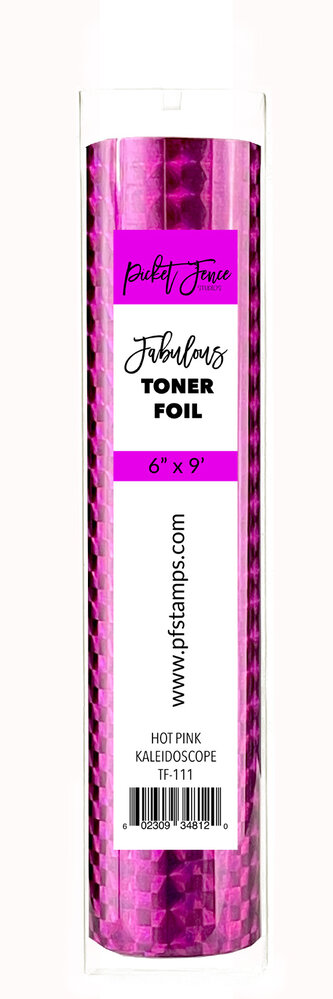 Picket Fence Studios Fabulous Toner Foil Hot Pink Kaleidoscope (TF-111) (OUTLET)