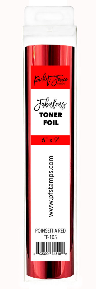Picket Fence Studios Fabulous Toner Foil Poinsettia Red (TF-105) (OUTLET) Picket Fence Studios Fabulous Toner Foil Poinsettia Red (TF-105) (OUTLET)