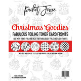 Picket Fence Studios Fabulous Foiling Toner Card Fronts Christmas Goodies (12pcs) (FT-104) (OUTLET)