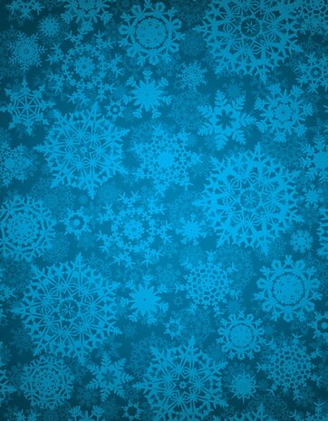 Picket Fence Studios Fabulous Foiling Toner Card Stock Skies of Snowflakes (6pcs) (FT-116) (OUTLET)