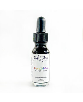 Picket Fence Studios Paper Splatter Watercolor Liquid Christmas Green 0.5 oz (PS-101) (OUTLET)