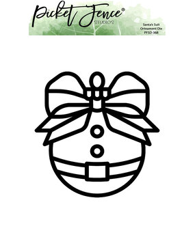 Picket Fence Studios Santa's Suit Ornament 4x6 Inch Metal Dies (PFSD-368) (OUTLET)