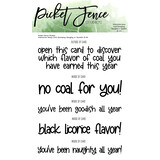 Picket Fence Studios Interactive Sassy Card Stamping: Naughty or Goodish 3x4 Inch Clear Stamps (IS-101) (OUTLET)