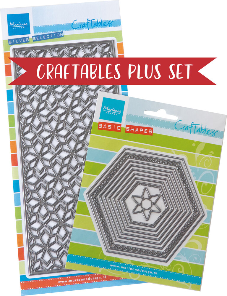 Marianne Design Craftables Plus Set (PA4181) (DISCONTINUED) Marianne Design Craftables Plus Set (PA4181) (DISCONTINUED)