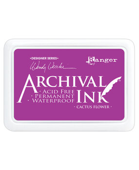 Ranger Wendy Vecchi Archival Ink Pad Cactus Flower (AID48985) (DISCONTINUED) Ranger Wendy Vecchi Archival Ink Pad Cactus Flower (AID48985) (DISCONTINUED)