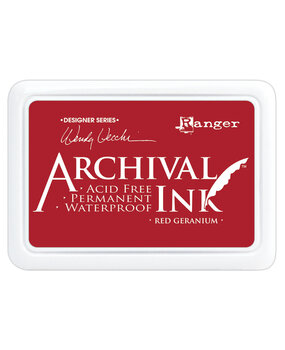 Ranger Wendy Vecchi Archival Ink Pad Red Geranium (AID38993) Ranger Wendy Vecchi Archival Ink Pad Red Geranium (AID38993)
