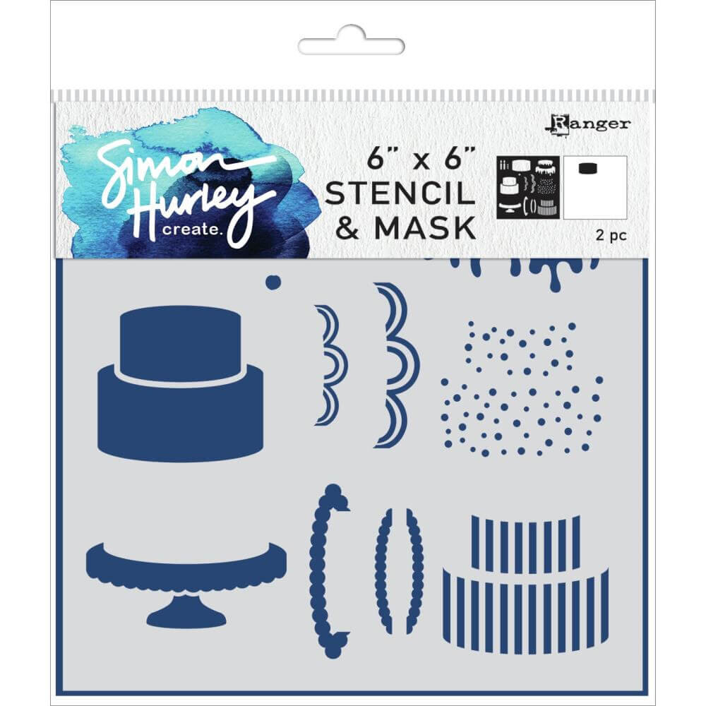 Ranger Simon Hurley create. Stencils 6x6 Inch Cake Maker (HUS73949) (DISCONTINUED) Ranger Simon Hurley create. Stencils 6x6 Inch Cake Maker (HUS73949) (DISCONTINUED)