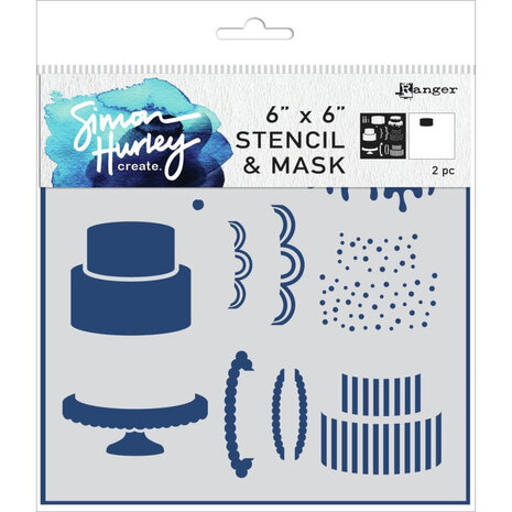 Ranger Simon Hurley create. Stencils 6x6 Inch Cake Maker (HUS73949) (DISCONTINUED) Ranger Simon Hurley create. Stencils 6x6 Inch Cake Maker (HUS73949) (DISCONTINUED)