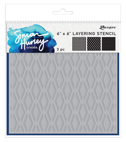Ranger Simon Hurley create. Stencils 6x6 Inch Dazzling Diamonds (3pcs) (HUS81227) (DISCONTINUED) Ranger Simon Hurley create. Stencils 6x6 Inch Dazzling Diamonds (3pcs) (HUS81227) (DISCONTINUED)
