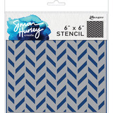 Ranger Simon Hurley create. Stencils 6x6 Inch Flip Flop Chevron (HUS78739) (DISCONTINUED)
