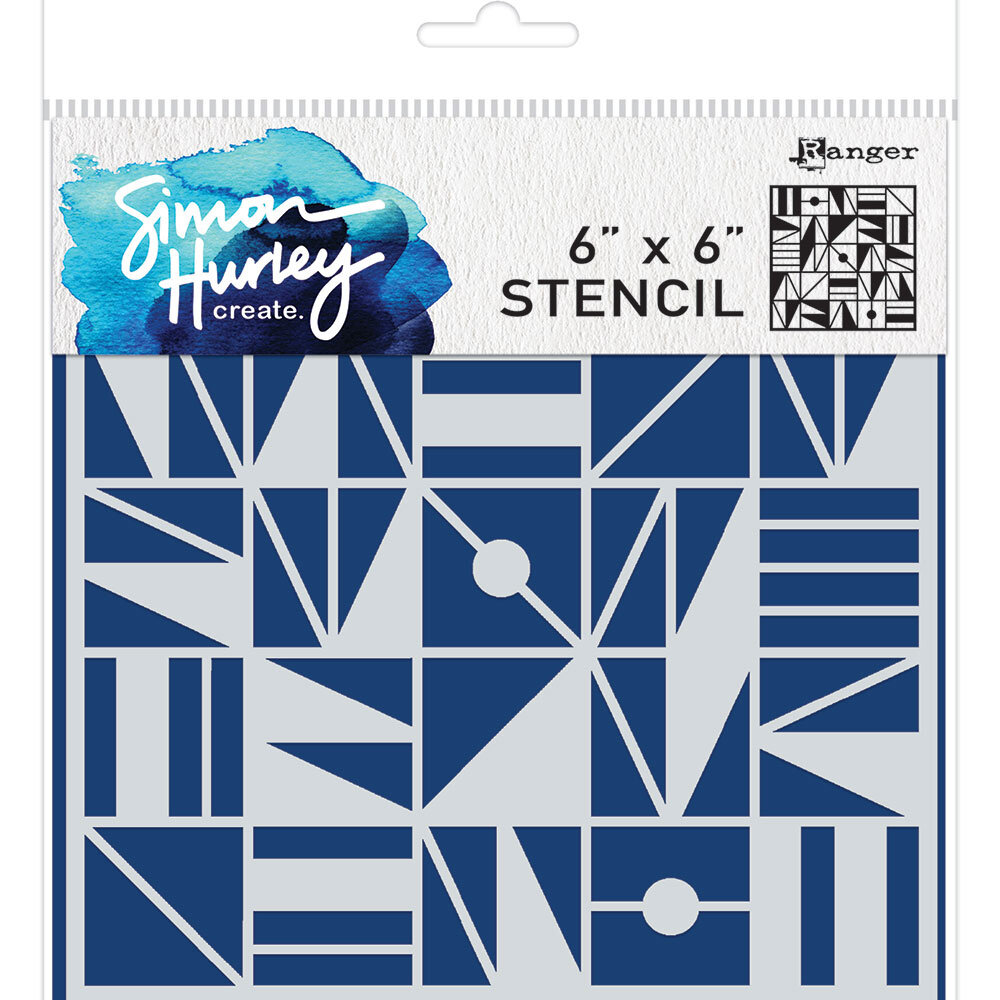 Ranger Simon Hurley create. Stencils 6x6 Inch Geometry (HUS77930) (DISCONTINUED) Ranger Simon Hurley create. Stencils 6x6 Inch Geometry (HUS77930) (DISCONTINUED)