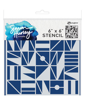 Ranger Simon Hurley create. Stencils 6x6 Inch Geometry (HUS77930) (DISCONTINUED) Ranger Simon Hurley create. Stencils 6x6 Inch Geometry (HUS77930) (DISCONTINUED)