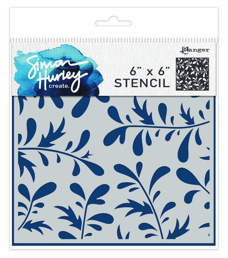 Ranger Simon Hurley create. Stencils 6x6 Inch Grand Greenery (HUS78470) (DISCONTINUED) Ranger Simon Hurley create. Stencils 6x6 Inch Grand Greenery (HUS78470) (DISCONTINUED)