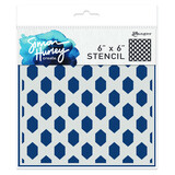Ranger Simon Hurley create. Stencils 6x6 Inch Honey Hive (HUS75509) (DISCONTINUED)