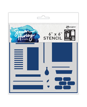 Ranger Simon Hurley create. Stencils 6x6 Inch Window Maker (HUS71570) (DISCONTINUED)