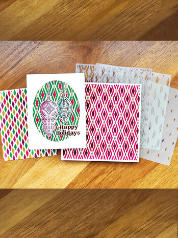 Ranger Simon Hurley create. Stencils 6x6 Inch Dazzling Diamonds (3pcs) (HUS81227) (DISCONTINUED) Ranger Simon Hurley create. Stencils 6x6 Inch Dazzling Diamonds (3pcs) (HUS81227) (DISCONTINUED)