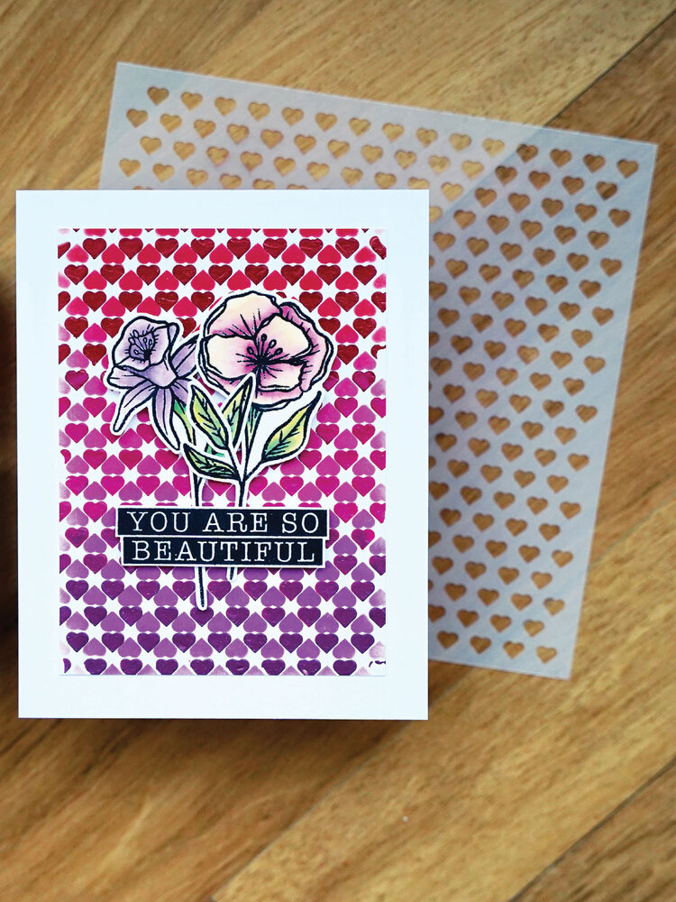 Ranger Simon Hurley create. Stencils 6x6 Inch Tiny Hearts (HUS78517) (DISCONTINUED) Ranger Simon Hurley create. Stencils 6x6 Inch Tiny Hearts (HUS78517) (DISCONTINUED)