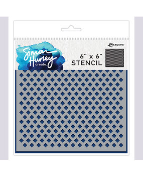 Ranger Simon Hurley create. Stencils 6x6 Inch Tiny Diamonds (HUS78500) (DISCONTINUED)