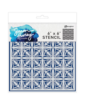 Ranger Simon Hurley create. Stencils 6x6 Inch Stained Glass (HUS76872) (DISCONTINUED)