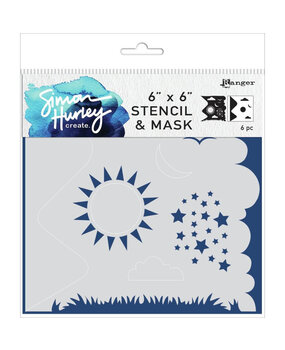 Ranger Simon Hurley create. Stencils 6x6 Inch Scene Maker (HUS73956) (DISCONTINUED)