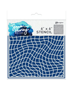 Ranger Simon Hurley create. Stencils 6x6 Inch Nothing But Net (HUS75271) (DISCONTINUED)