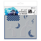 Ranger Simon Hurley create. Stencils 6x6 Inch Mermaid Maker (HUS78746) (DISCONTINUED)
