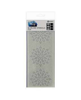 Ranger Simon Hurley create. Stencils Slimline Mosaic Florals (HUS78173) (DISCONTINUED) Ranger Simon Hurley create. Stencils Slimline Mosaic Florals (HUS78173) (DISCONTINUED)