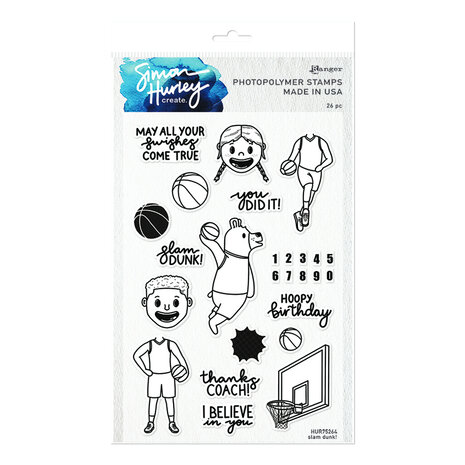 Ranger Simon Hurley create. Photopolymer Stamps 6x9 Inch Slam Dunk! (HUR75264) (DISCONTINUED) Ranger Simon Hurley create. Photopolymer Stamps 6x9 Inch Slam Dunk! (HUR75264) (DISCONTINUED)