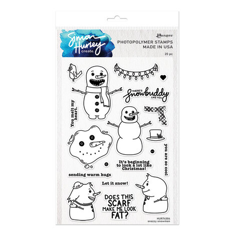Ranger Simon Hurley create. Photopolymer Stamps 6x9 Inch Snazzy Snowmen (HUR74304) (DISCONTINUED) Ranger Simon Hurley create. Photopolymer Stamps 6x9 Inch Snazzy Snowmen (HUR74304) (DISCONTINUED)