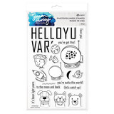 Ranger Simon Hurley create. Photopolymer Stamps 6x9 Inch Space Training (HUR67245) (DISCONTINUED)