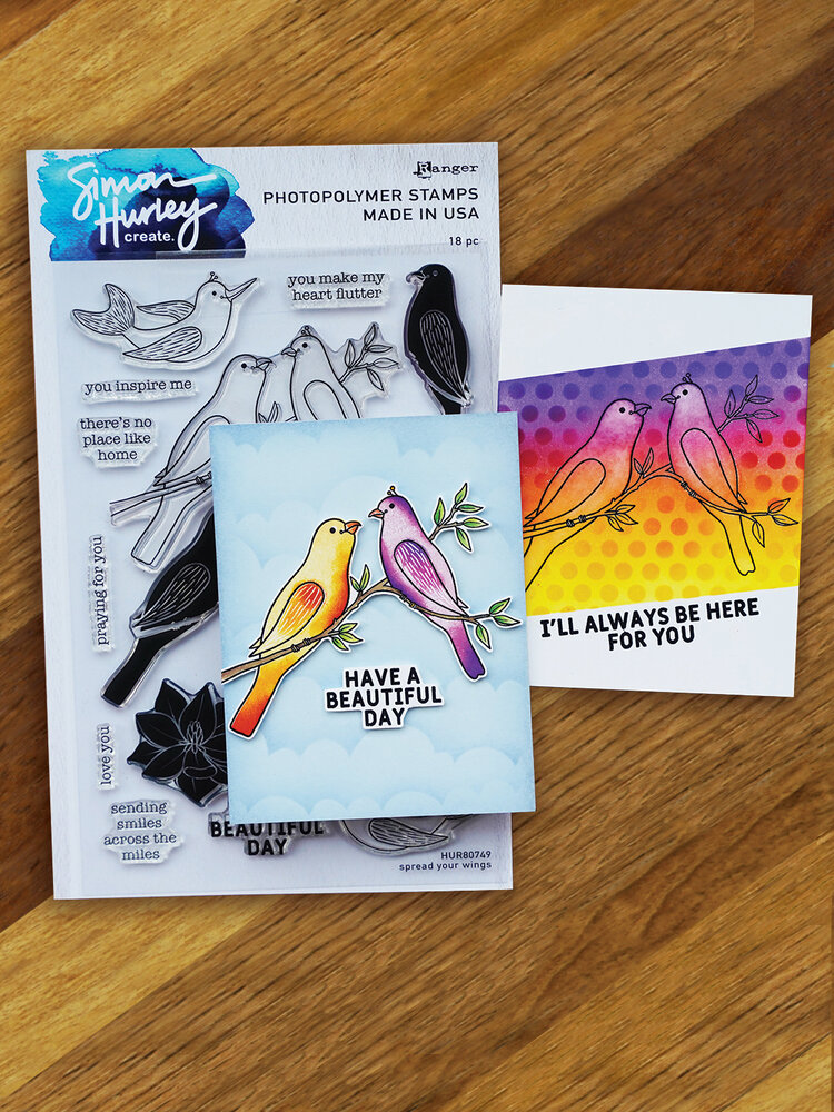 Ranger Simon Hurley create. Photopolymer Stamps 6x9 Inch Spread Your Wings (HUR80749) (DISCONTINUED) Ranger Simon Hurley create. Photopolymer Stamps 6x9 Inch Spread Your Wings (HUR80749) (DISCONTINUED)