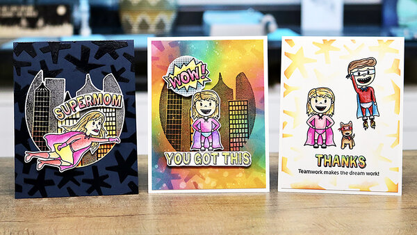 Ranger Simon Hurley create. Photopolymer Stamps 6x9 Inch Supermom! (HUR73055) (DISCONTINUED) Ranger Simon Hurley create. Photopolymer Stamps 6x9 Inch Supermom! (HUR73055) (DISCONTINUED)