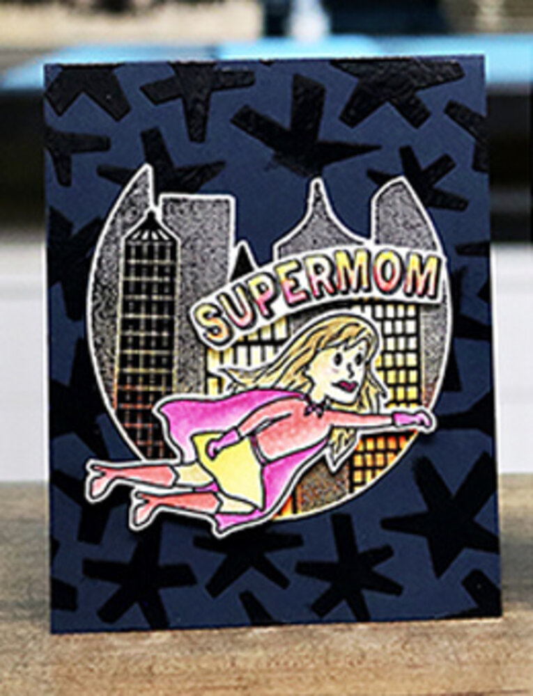 Ranger Simon Hurley create. Photopolymer Stamps 6x9 Inch Supermom! (HUR73055) (DISCONTINUED) Ranger Simon Hurley create. Photopolymer Stamps 6x9 Inch Supermom! (HUR73055) (DISCONTINUED)