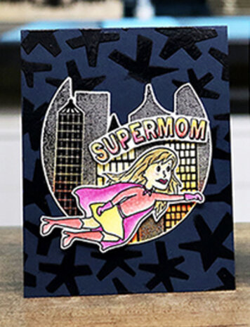 Ranger Simon Hurley create. Photopolymer Stamps 6x9 Inch Supermom! (HUR73055) (DISCONTINUED) Ranger Simon Hurley create. Photopolymer Stamps 6x9 Inch Supermom! (HUR73055) (DISCONTINUED)