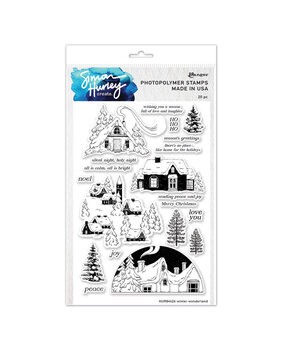 Ranger Simon Hurley create. Photopolymer Stamps 6x9 Inch Winter Wonderland (HUR84426) (DISCONTINUED)