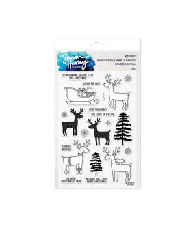 Ranger Simon Hurley create. Photopolymer Stamps 6x9 Inch Oh Deer! (HUR78975) (DISCONTINUED)