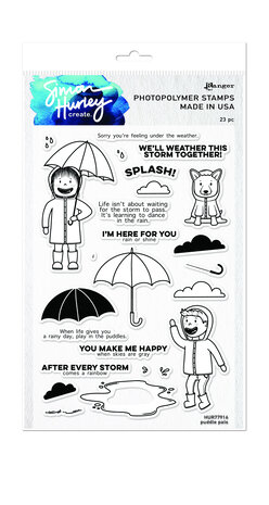 Ranger Simon Hurley create. Photopolymer Stamps 6x9 Inch Puddle Pals (HUR77916) (DISCONTINUED) Ranger Simon Hurley create. Photopolymer Stamps 6x9 Inch Puddle Pals (HUR77916) (DISCONTINUED)
