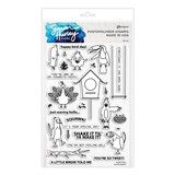 Ranger Simon Hurley create. Photopolymer Stamps 6x9 Inch Bird Buddies (HUR71594) (DISCONTINUED)