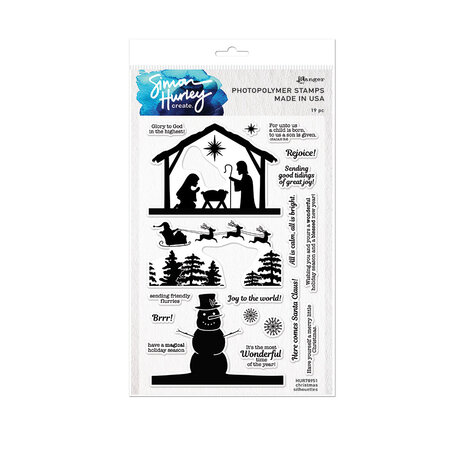 Ranger Simon Hurley create. Photopolymer Stamps 6x9 Inch Christmas Silhouettes (HUR78951) (DISCONTINUED) Ranger Simon Hurley create. Photopolymer Stamps 6x9 Inch Christmas Silhouettes (HUR78951) (DISCONTINUED)