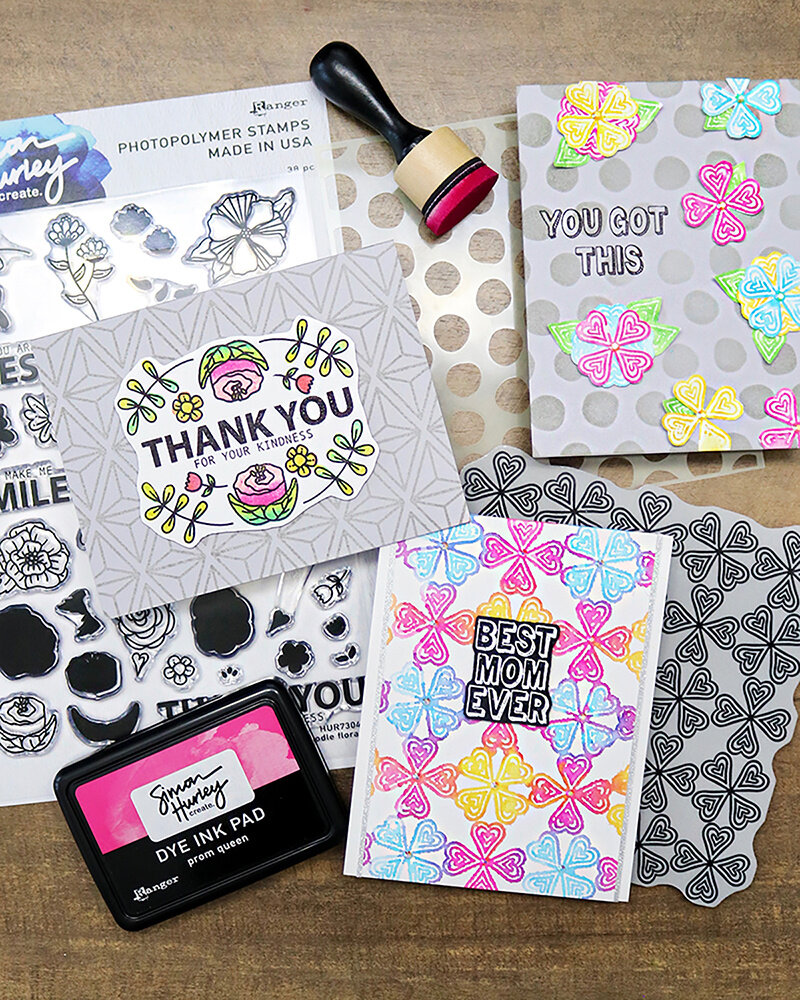 Ranger Simon Hurley create. Photopolymer Stamps 6x9 Inch Doodle Florals (HUR73048) (DISCONTINUED) Ranger Simon Hurley create. Photopolymer Stamps 6x9 Inch Doodle Florals (HUR73048) (DISCONTINUED)