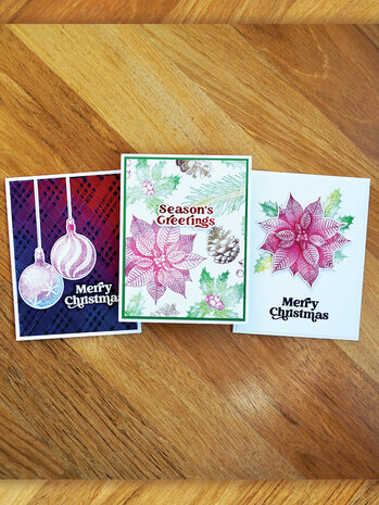 Ranger Simon Hurley create. Photopolymer Stamps 6x9 Inch Halftone Holiday (HUR82323) (DISCONTINUED)