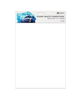 Ranger Simon Hurley create. Stark White Cardstock (10pcs) (HUA67467)