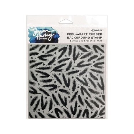 Ranger Simon Hurley create. Background Stamp 6x6 Inch Berries And Branches (HUR80602) (DISCONTINUED) Ranger Simon Hurley create. Background Stamp 6x6 Inch Berries And Branches (HUR80602) (DISCONTINUED)