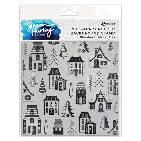 Ranger Simon Hurley create. Background Stamp 6x6 Inch Christmas Village (HUR82569) (DISCONTINUED) Ranger Simon Hurley create. Background Stamp 6x6 Inch Christmas Village (HUR82569) (DISCONTINUED)