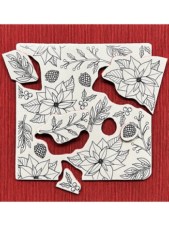 Ranger Simon Hurley create. Background Stamp 6x6 Inch Festive Florals (HUR78982) (DISCONTINUED) Ranger Simon Hurley create. Background Stamp 6x6 Inch Festive Florals (HUR78982) (DISCONTINUED)