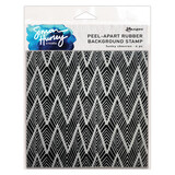 Ranger Simon Hurley create. Background Stamp 6x6 Inch Funky Chevron (HUR82514) (DISCONTINUED)