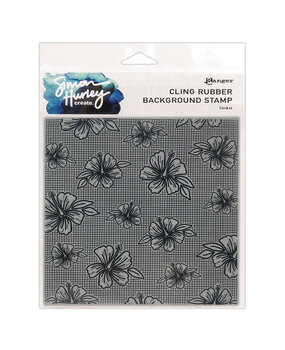 Ranger Simon Hurley create. Background Stamp 6x6 Inch Luau (HUR73925) (DISCONTINUED)