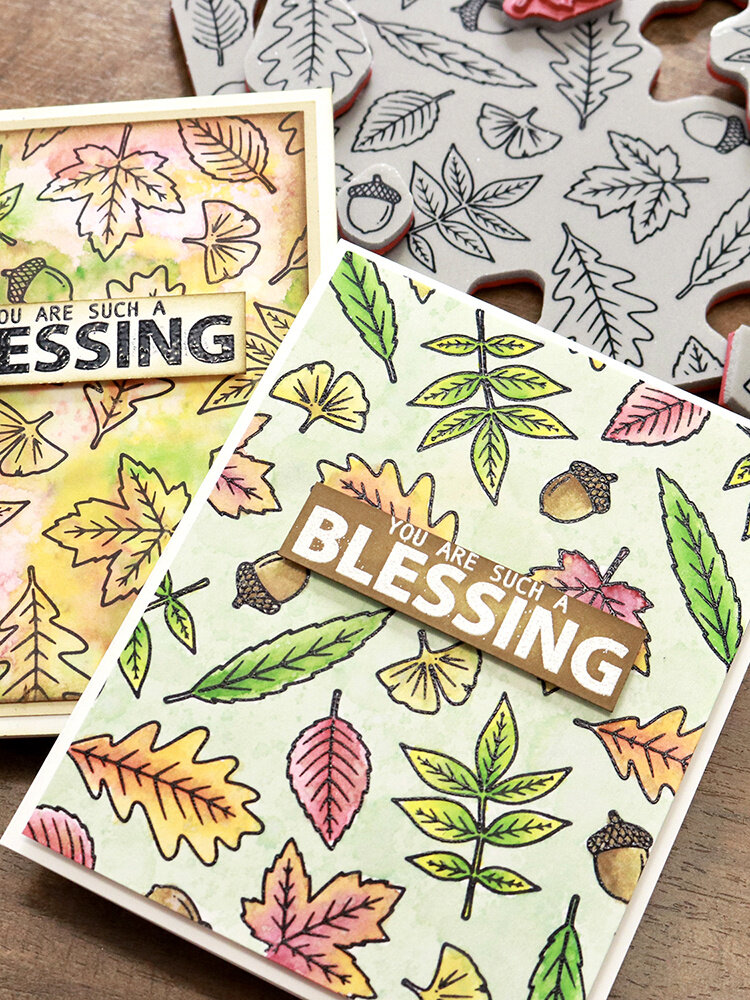 Ranger Simon Hurley create. Background Stamp 6x6 Inch Nature Hike (HUR74731) (DISCONTINUED)