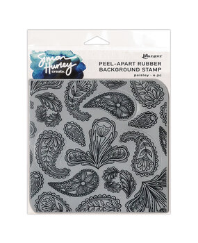 Ranger Simon Hurley create. Background Stamp 6x6 Inch Paisley (HUR78555) (DISCONTINUED)